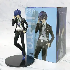 Persona3 Yukki Makoto 17cm Cool Boy Suits Wear Standing Posture Anime Game Model Figure Good Desktop Periphery Oranment In Stock