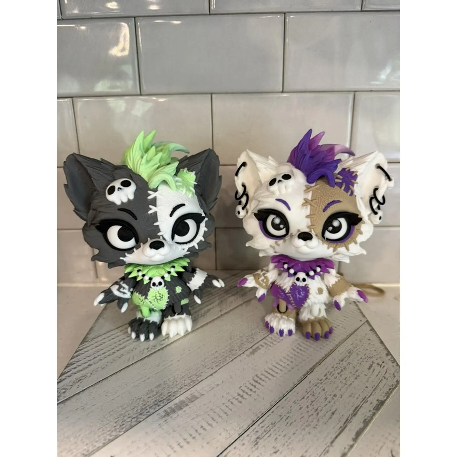 Lupa Doll Figurine 6.5” Tall Articulated with 2 Color Options Color Fading Filament May Vary in Sequence