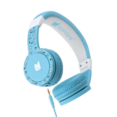 Tonies Wired Foldable Music Headphones for Kids with AUX Cord - Designed for the Toniebox 1 - Requires Adapter for Toniebox 2