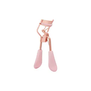 Beauty Creations Rose Gold Eyelash Curler with Light Pink Handles for Smooth Lash Curling - Elegant Design & Comfortable Grip