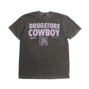 Drugstore Cowboy Movie Promo Tee 1989 Gus Van Sant Film Matt Dillon Kelly Lynch Young American Love Story Faded Heavyweight Shirt