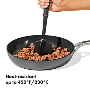 Ground Meat Nylon Chopper, Black