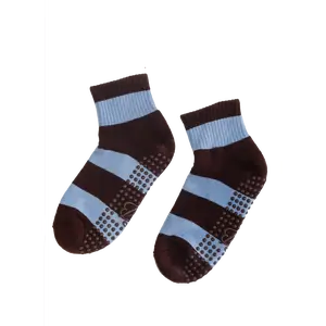 Sporty Stripe Pilates Grip Sock