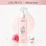 GROWUS Due Rose Damaged Hair Leave-In Treatment Spray 250ml - Haircare Beauty Products, Leave In Conditioner for Adults Wavy Dry Hair, Ceramide Keratin 7 Collagen, Anti-Frizz Glossy Shine, Rose Musk Perfume