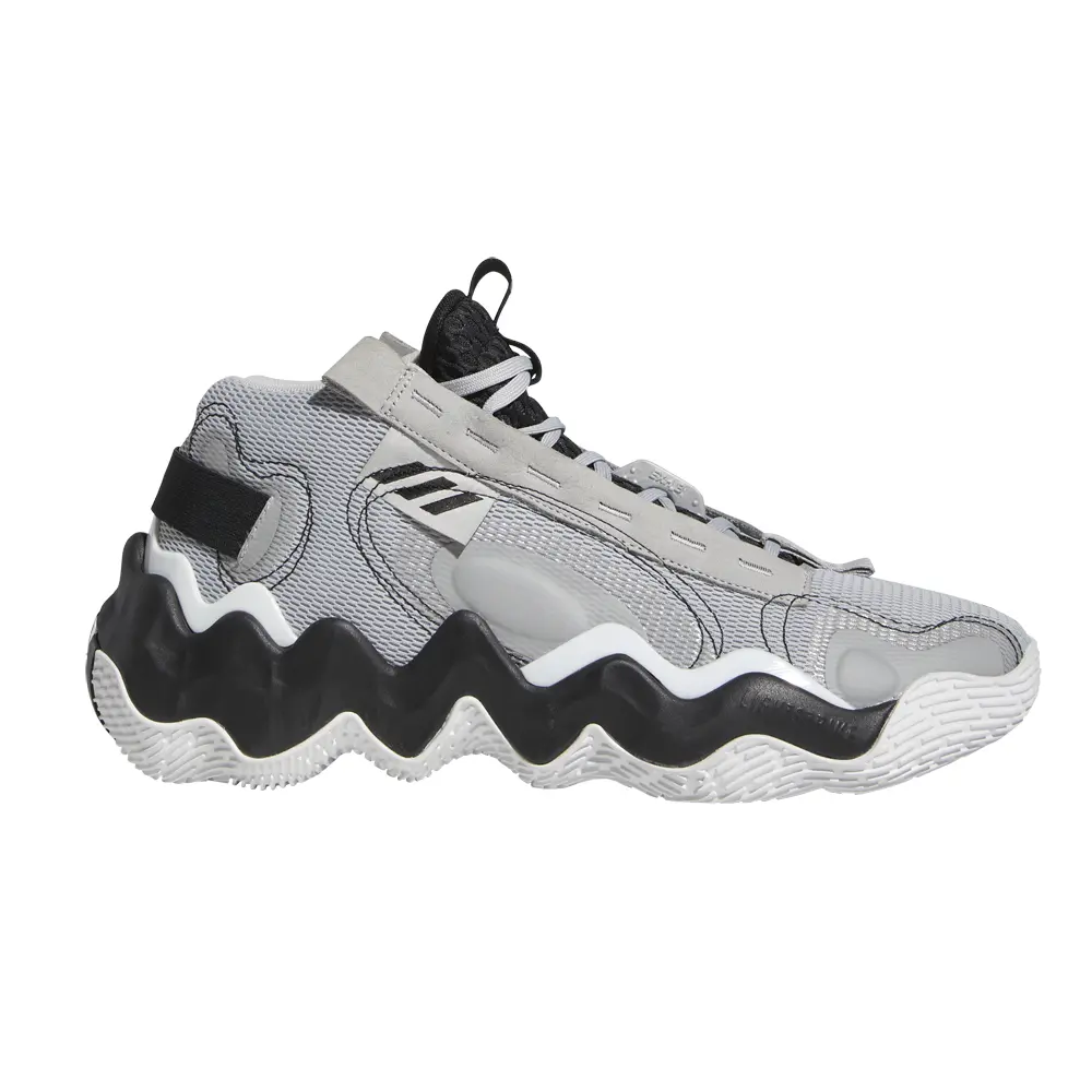 adidas Womens Exhibit B Mid Basketball Sneakers Shoes - Grey