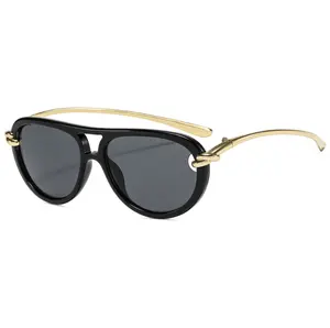 Vintage Oval Fashion Eyeglasses, Premium Metal Frame Unisex Glasses, Classic Retro Stylish Eyewear Suitable for Daily Casual Wear, Portrait Photography, Party Decoration And Outdoor Street Fashion Matching,summervibes
