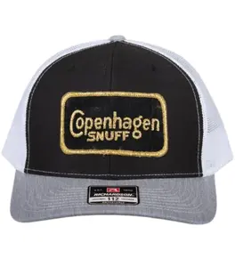 Vintage Copenhagen Snuff patch on a Richardson 112 trucker hat USA, Father's Day Tshirt, Gift For Dad, Premium Men's Snapback, Gift For Him
