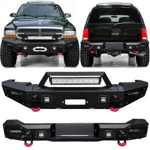 Vijay New Front/Rear Bumper For 1998-2003 Dodge Durango with LED Light And D-Ring