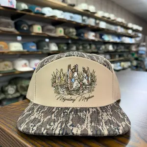 Feeding Time 7 Panel Hat - Timber Camo