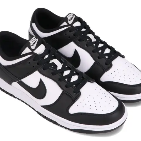 Nike Dunk Low Retro White Black Panda DD1503-101 Women's Fashion Sneaker New