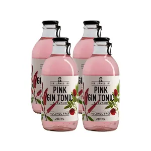 Sir. James 101 Alcohol-Free Pink Gin & Tonic | 4-pack