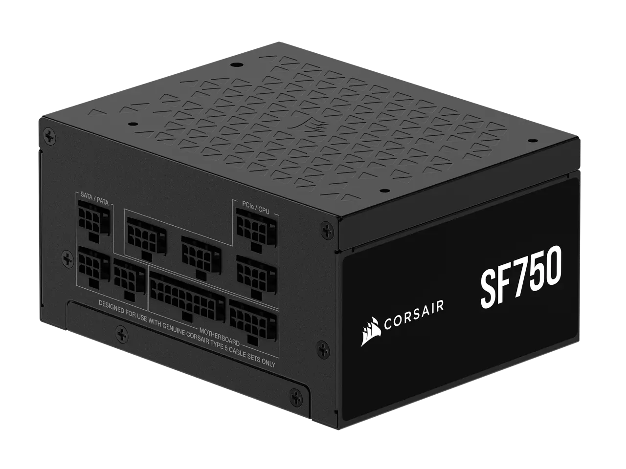Corsair SF Series (2024) SF750, 80 PLUS Platinum, Fully Modular SFX Power Supply, CP-9020284-NA Corsair SF Series (2024) SF750, 80 PLUS Platinum, Fully Modular SFX Power Supply, CP-9020284-NA