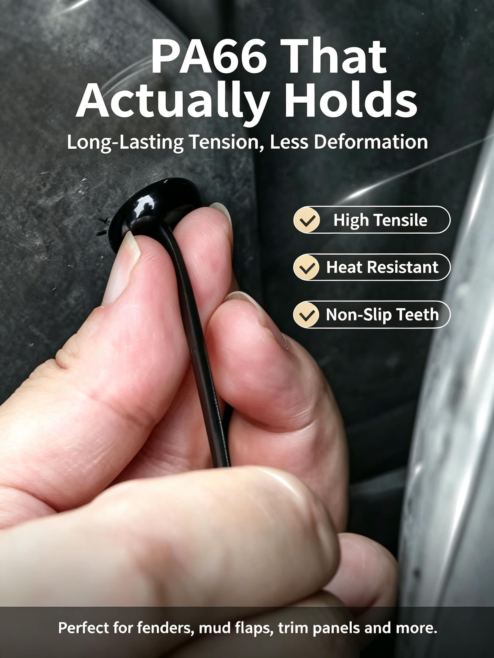 Universal automotive fastening ties
