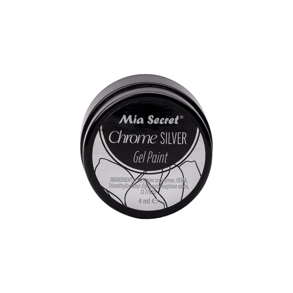 Chrome Silver Gel Paint