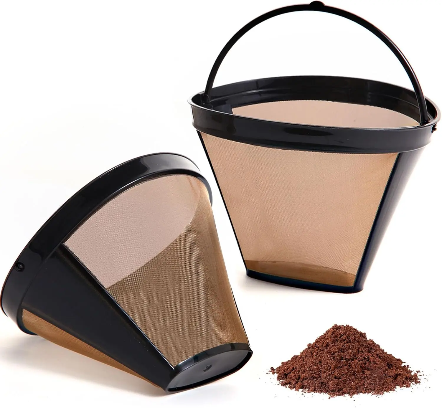 2 count  Coffee Filters for ,   Coffee Filter, No.4 Cone Coffee Maker Filters for Coffee Lovers, Compatible with  Dual Brew Pro  Coffee Filter