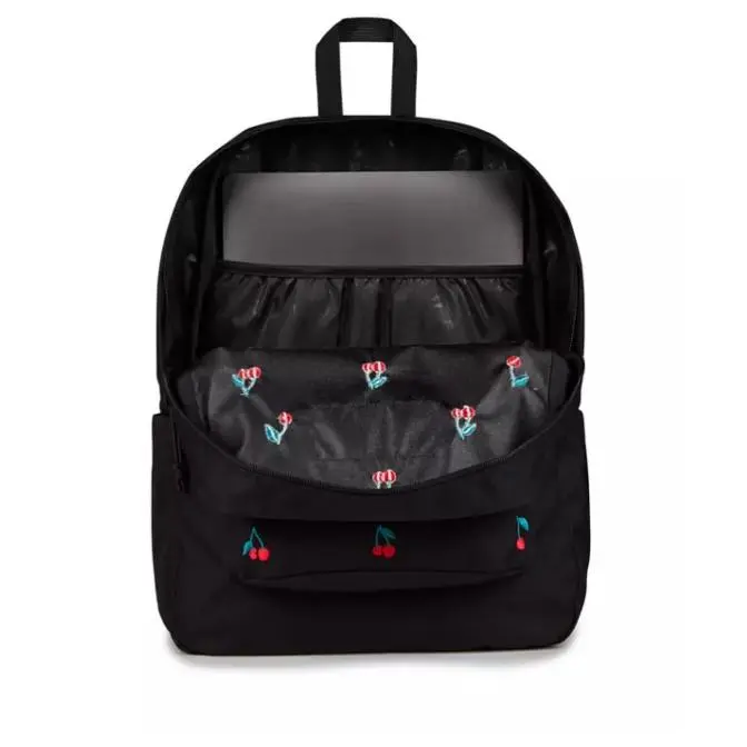 JanSport Cherry SuperBreak Plus Backpack​ - Black - TikTok Shop