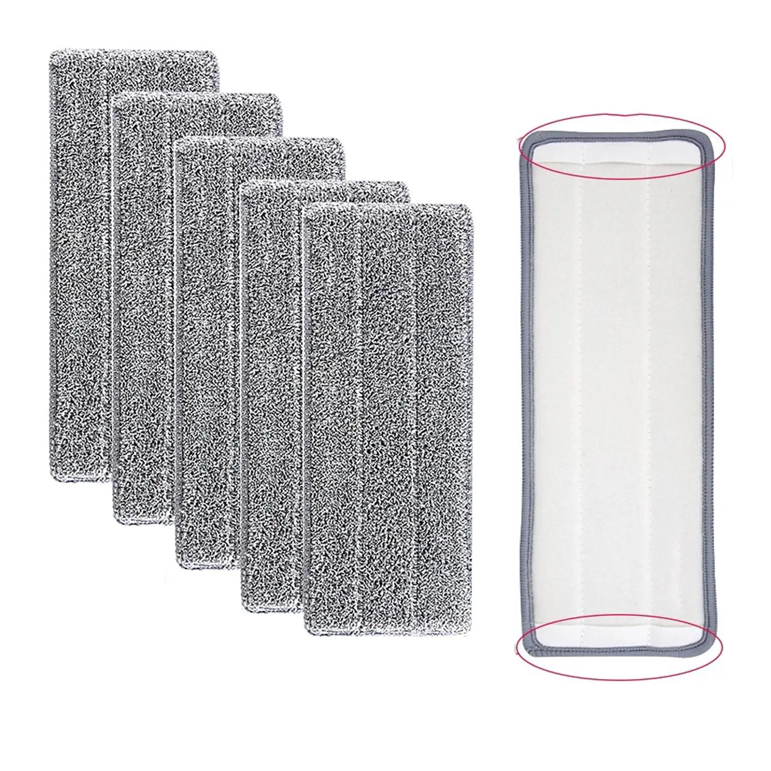 Reusable Spray Mop Head, 5/10pcs Replacement Microfiber Mop Head, Household Mop Head Cleaning Pad