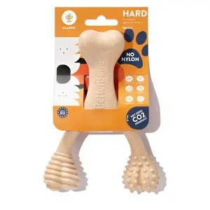 Nylon-Free Dog Chew Toys - Hard Density - Ideal for Strong to Aggressive Chewers - Non-Toxic, Promotes Dental Health, Splinter-Resistant, Sustainably Made