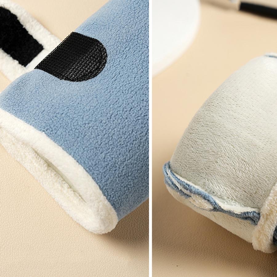 Women's Color Block Fleece Winter Gloves - Soft, Warm, Touch Screen Compatible for Driving (Sports & Outdoor Accessories)