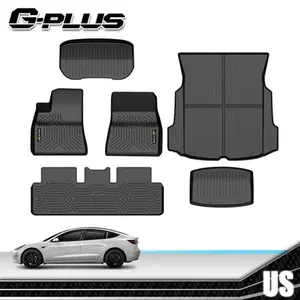Fit For 2017-2023 Tesla Model 3 Floor Mats & Cargo Liner All Weather TPE 6PCS