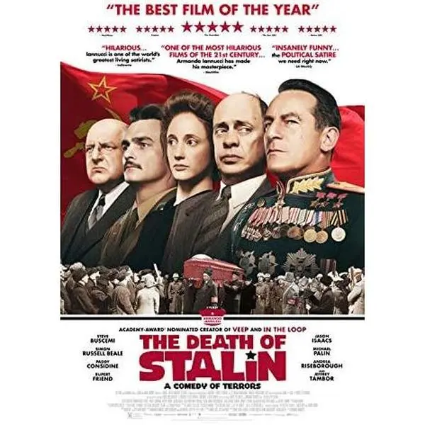 THE DEATH OF STALIN - 27"x40" D/S Original Movie Poster One Sheet 2017 Rare