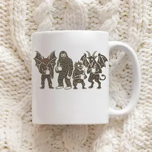 Cryptid Coffee Club Mug, Miracle Things Slowly Disappear With God, Funny Mystic Lover Mugs