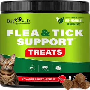 Flea and Tick  Chewable Pills for Cats (salmon)
