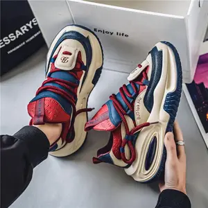 Men’s Shoes – New Spring 2025 Collection: Thick-Soled, Non-Slip, Wear-Resistant Casual Shoes — Stylish, Versatile, Shock-Absorbing Dad Shoes