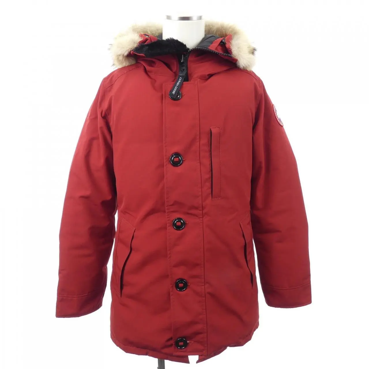 Pre-owned Canada Goose Nylon Small Leather Goods Jasper Down Jacket