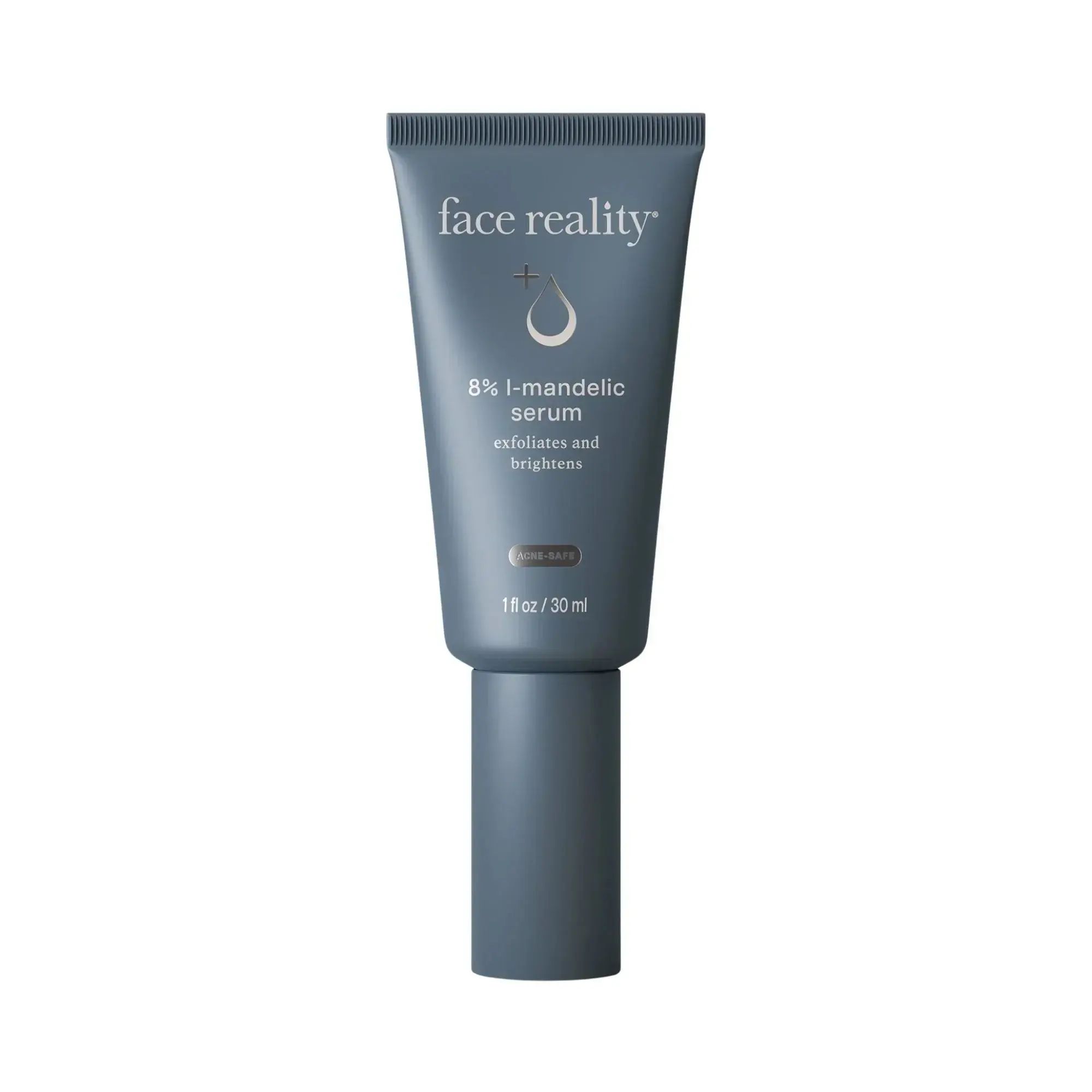 Face Reality 8% L-Mandelic Acid Serum - Gentle Exfoliating Serum for Acne Prone, Oily Skin, Brightens Dull Skin, Single Item, Brighten Dull Skin