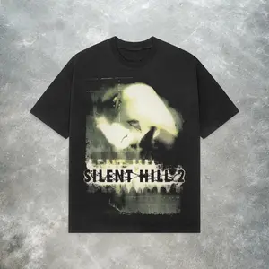 [Sale off up to 50%] Silent Hill 2 Tee: Retro Y2K Horror Game Shirt, Graphic Streetwear T-shirt
