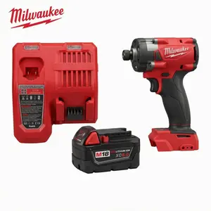 Milwaukee  M18 FID3 18V Electric Impact Wrench With 1/2 Inch Drive. Features Adjustable Speed And 300N·m Maximum Torque. Portable Power Tool Suitable For Home Repair, Garage Work And Daily Mechanical Operation, Built-In Annular Thread Design