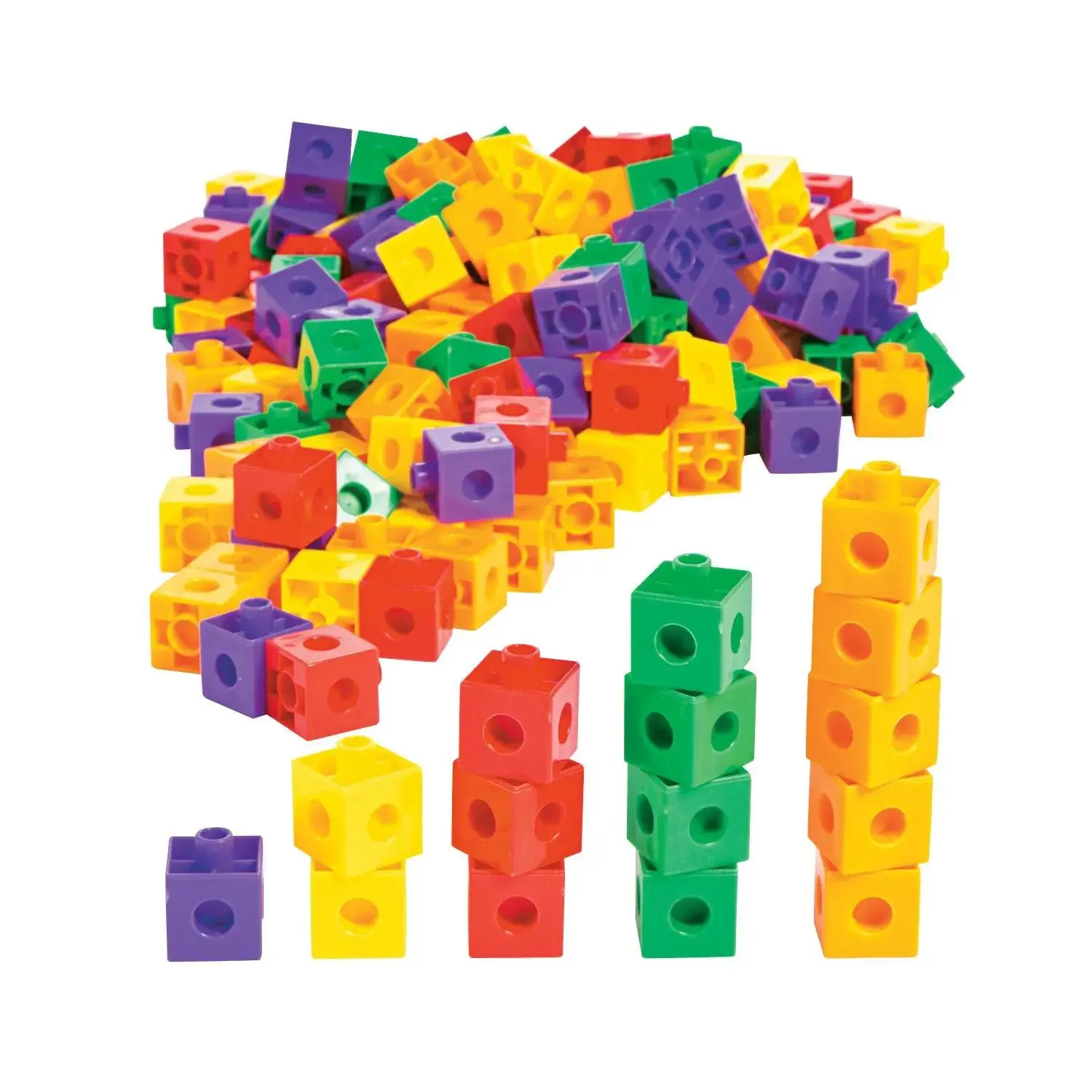 Counting & Stacking Cubes - 200 Pc.