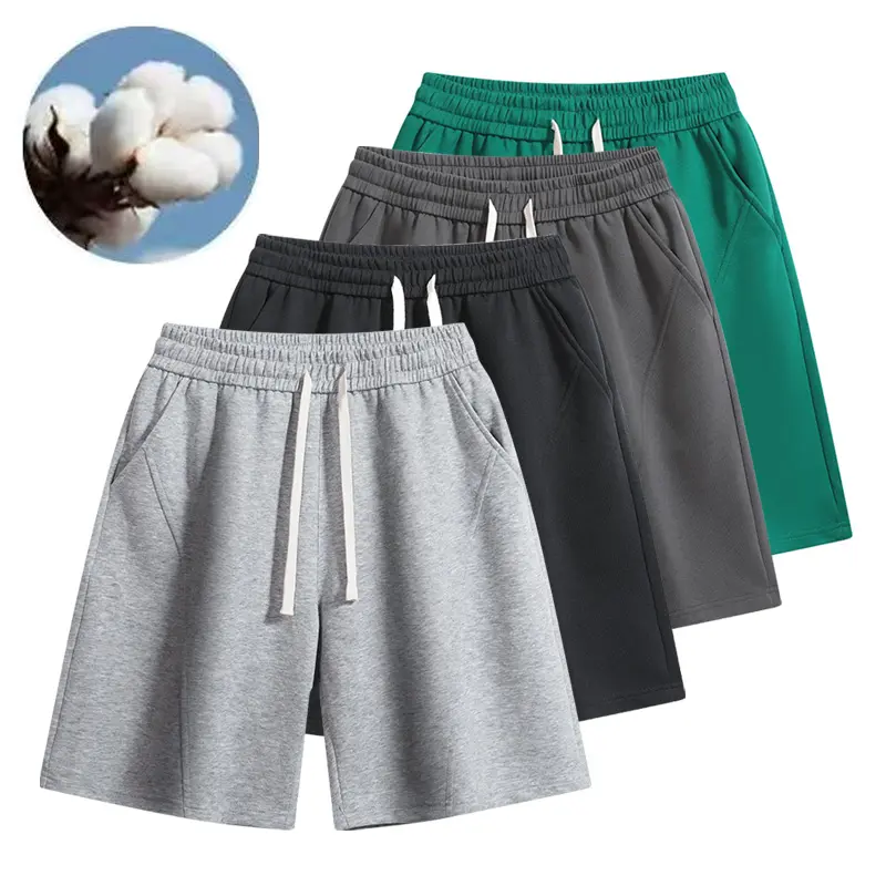 Men's 5" Inseam Athletic Shorts with Pockets - Active, Breathable, Casual Wear Bottoms for Running, Gym Workouts, All Seasons, Athletic Men's Shorts, Balanced Fit, Basic, Comfortable, Cotton, Pocket Design, Light For Running, Sporty Chic