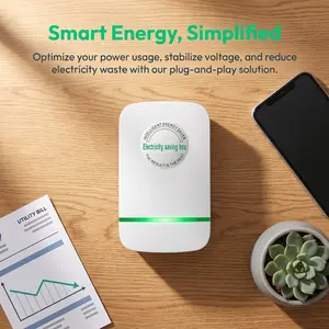 HousdholdPlug-In Power Box with US Plug – 2026 Updated Design, Compatible with 90–250V Input Range.