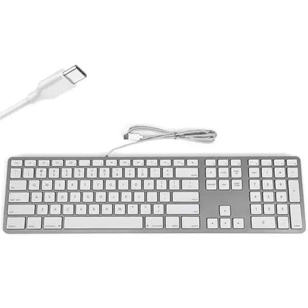 Matias Matias USB-C Keyboard For Mac Silver, Keyboard Input