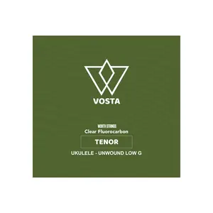 Worth Clear by Vosta Fluorocarbon Tenor Ukulele Strings - Unwound Low G