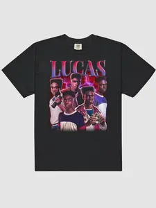 Stranger Things T-Shirt Lucas Hearthrob Shirt, Casual Unisex Vintage Retro, Fashion Cotton, Full Colors, Full Sizes, For Men, For Women 0
