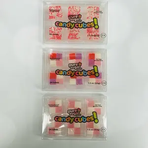 VALENTINE’S CANDY CUBES 3-PACK BUNDLE - Valentines Sugar Cookie, Berries & Cream, Strawberry & Marshmallow - 3 packs with 24 candy cubes in each