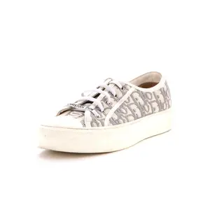 Pre-owned Christian Dior Women's Walk'N'Dior Sneakers Oblique Canvas by Rebag