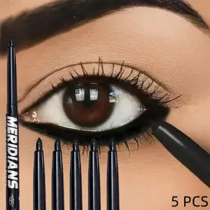 5-pack of eyeliner pencils, long-lasting, smudge-proof, easy to apply, Makeup Cosmetic, effortlessly create perfect eyeliner, suitable for all skin tones, perfect gift for women on Valentine's Day, birthdays, and Mother's Day