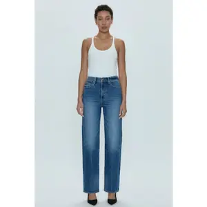 Cassie Super High Rise Straight - Palladium