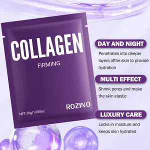 10- piece Collagen Nourishing and Firming Mask, Deeply Replenishes Collagen to the Skin, Tightens the Skin, Makes the Skin Bid Farewell to Sagging, and Restores the Beautiful State of Elasticity and Tightness