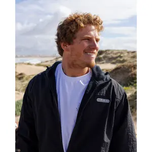 Reversible Zip Hoodie - Black