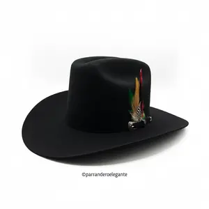 White Diamond 100x Sinaloa Texana Wool Felt Hat - Black, Chocolate