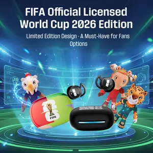 Gea rup for the 2026FIFA World Cup with this officially licensed headset! Whether you're at the stadium or showing support in the streets, immerse yourself in every cheer and stay connected while showcasing your team pride. Hear the passion, feel the game