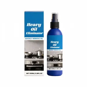 Kitchen Degreaser Spray Heavy Duty Grease Remover for Stovetops Range Hoods Sinks Cookware Stainless Steel Oil Stain Cleaner Multi Surface Kitchen Cleaning