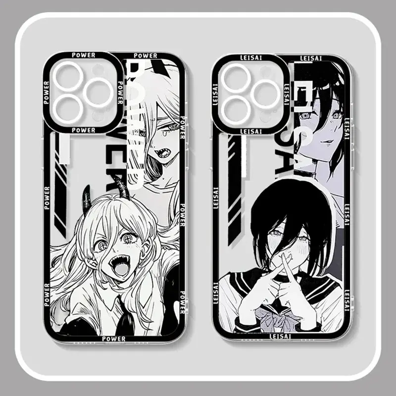 Anime C-Chainsaw Man Reze Phone Case ,Stylish & Durable Christmas Gift: Fashionable Phone Case for iPhone 11-17– Perfect Blend of Protection and Trend