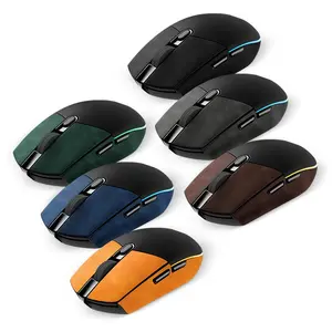 For Logitech G102 Micro Fiber Leather Sticker Mouse Anti-Slip Grip Tape Ultra-Thin Comfortable Sweat Resistant FARAJIAJ