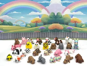 3D Printed Mini Animals Articulated Mini Farm Animal Fidget Toy, Colorful Tiny Animal Toy, Executive Desk Toy, Home Decor Fidget Toys